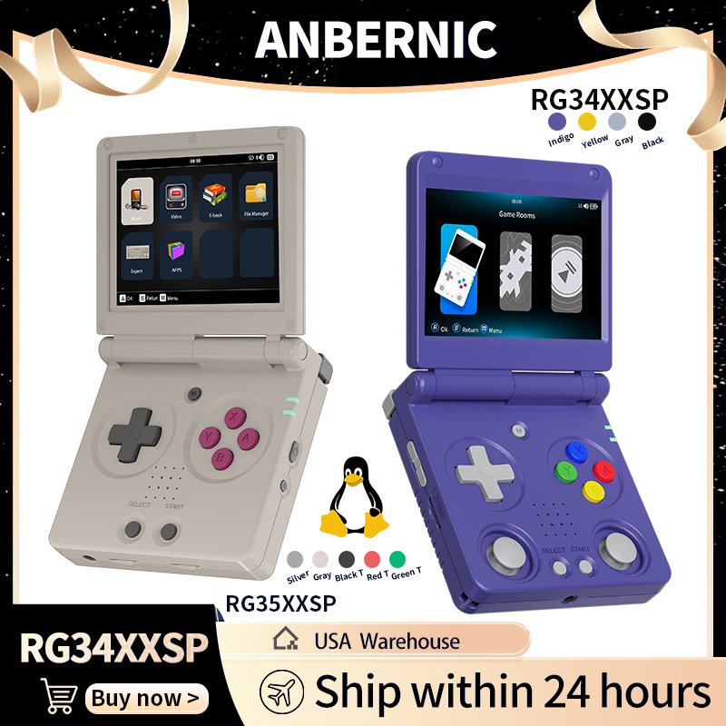 Anbernic RG34XXSP RG35XXSP Fli - Retro Gaming N64 ulasan dan harga
