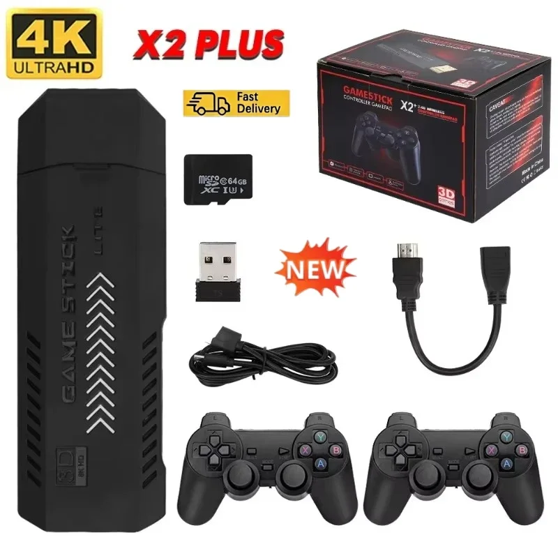 New X2Plus GD10 Pro 4K Game St - Retro Gaming N64 ulasan dan harga