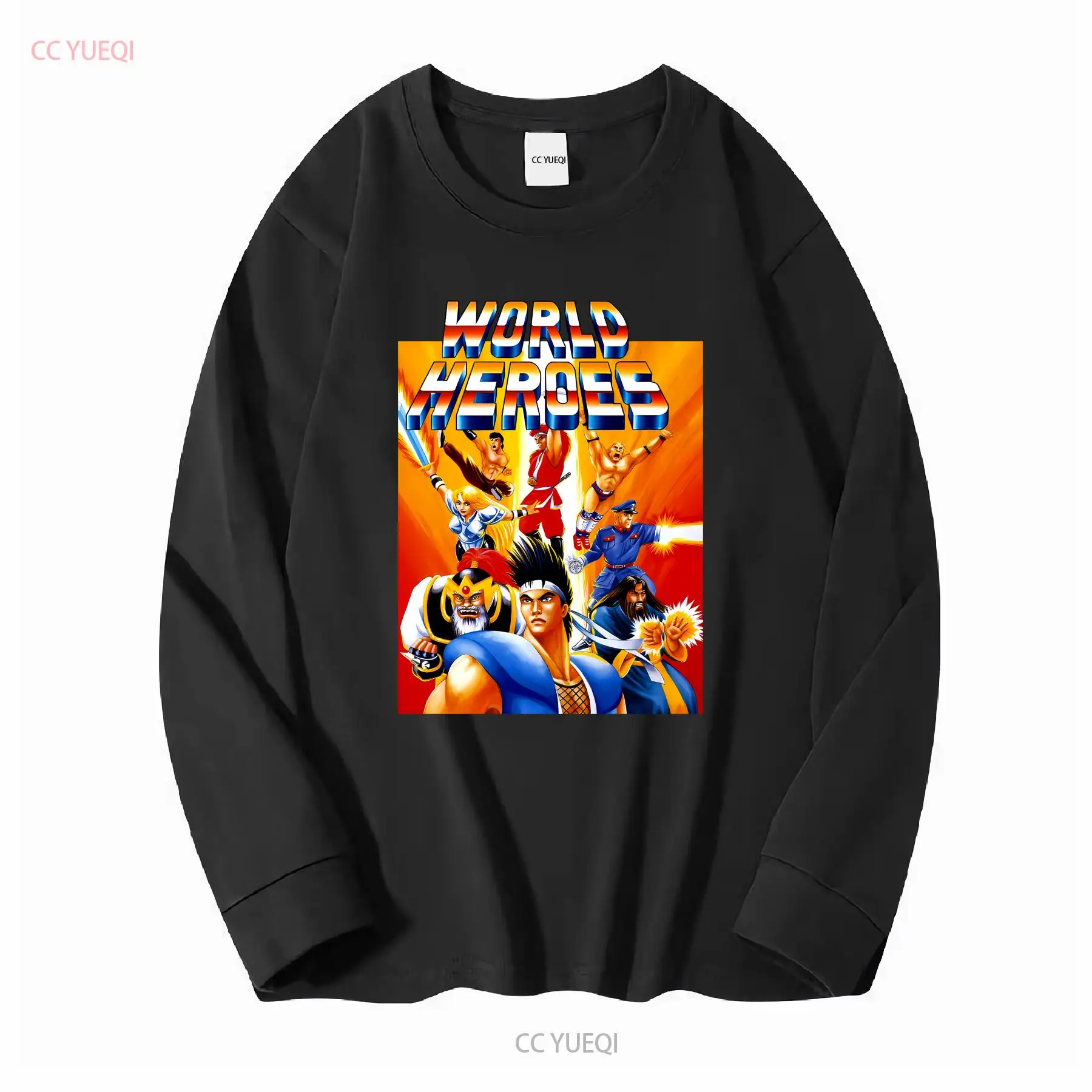World Heroes Classic NEO GEO V - Retro Gaming T Shirt ulasan dan harga