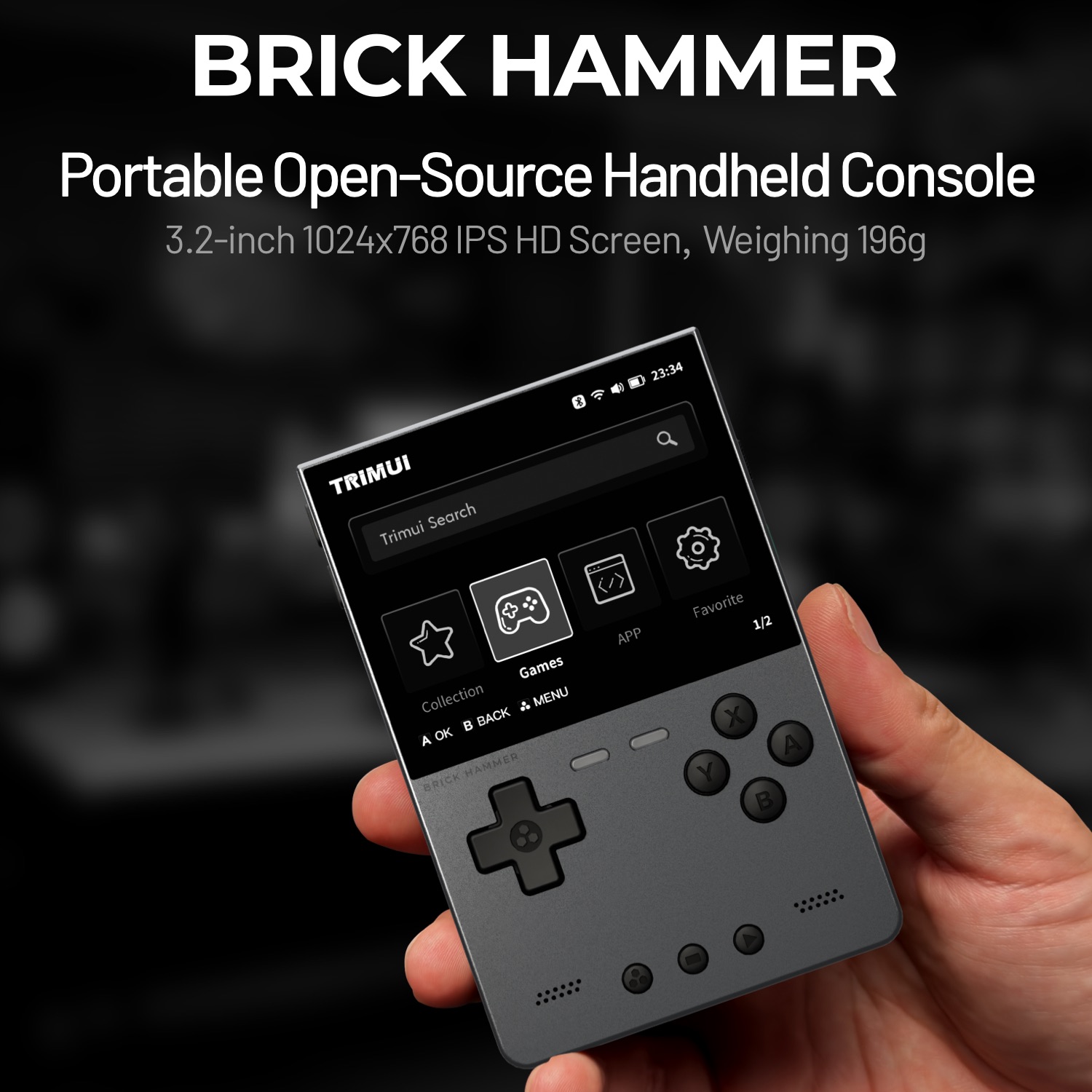 TRIMUI BRICK HAMMER Retro Hand - Retro Gaming Kiosk ulasan dan harga