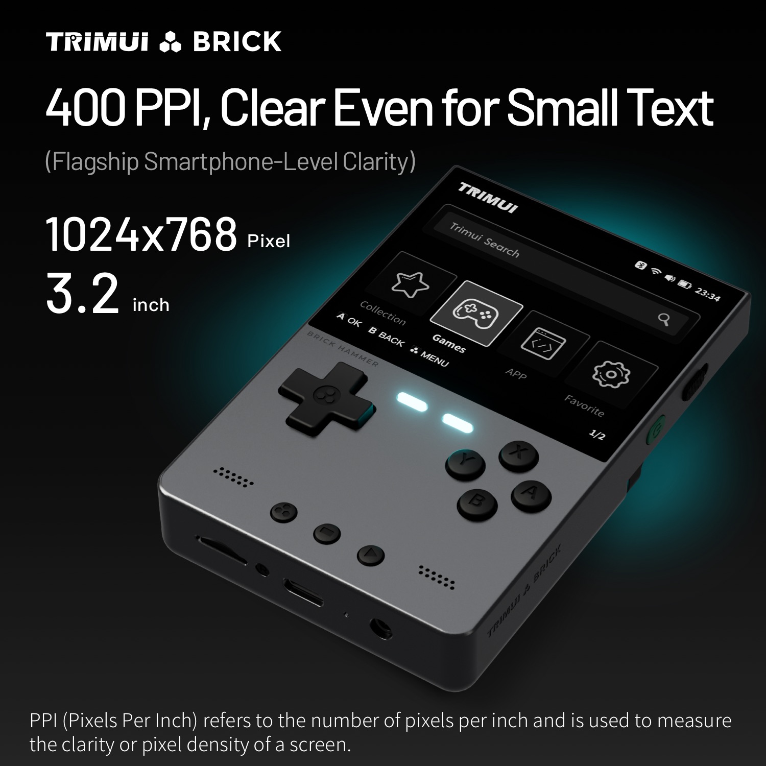 TRIMUI BRICK HAMMER Retro Hand - Retro Gaming Kiosk ulasan dan harga