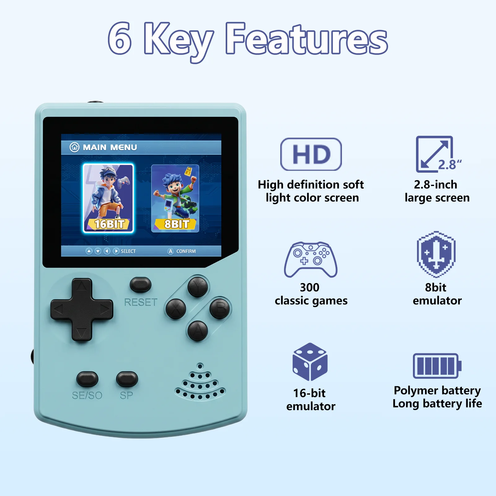 GAMINJA Handheld Game Console  - Retro Gaming Kiosk ulasan dan harga